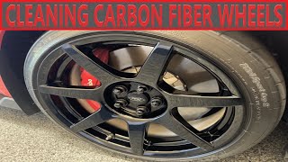 Cleaning My Shelby GT350R amp GT500 Carbon Fiber Wheels [upl. by Sidnee]