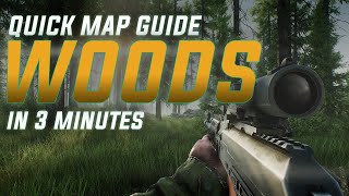 Learn Woods In 3 minutes  【 Escape From Tarkov】Map Guide escapefromtarkov tarkov [upl. by Lim]