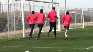 59º ENTRENAMIENTO SEVILLA ATLETICO 1213 [upl. by Hindorff]