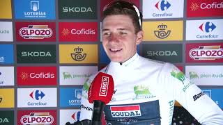 Tour dEspagne 2023  Remco Evenepoel  quotEverybody is waiting and is patientquot [upl. by Selrhc]