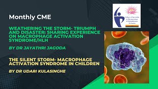 Weathering the Storm  HLH by Dr Jayathri Jagoda  The Silent Storm by Dr Udari Kulasinghe [upl. by Mccarty]