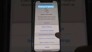 reset keyboard dictionary on iphone iphone [upl. by Ias726]