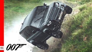 New 2020 Land Rover Defender 30m Jump in Upcoming 007 James Bond Film [upl. by Lorac736]