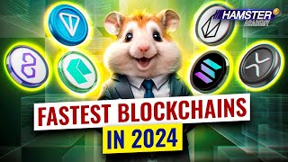 From Ripple to TON top 6 fastest blockchains breaking records ⚡️ Hamster Academy [upl. by Kucik]