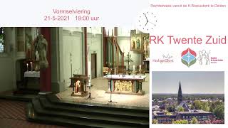 2252021 Het HVormsel Eucharistieviering live vanuit de HBlasiuskerk te Delden [upl. by Nilloc]