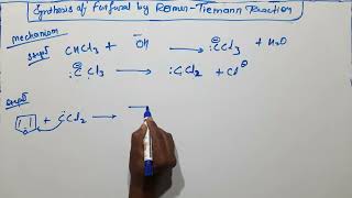 Synthesis of furfural by Reimer Tiemann reaction [upl. by Nnayr]