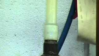 Pinholes and cracks leaks in pex plastic pipe from light fixtures [upl. by Ehrlich]