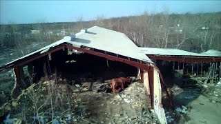 Exploring an Abandoned Brick  Coal Plant Buildings Hazleton Pennsylvania 18201 DRONE RC [upl. by Irvin]