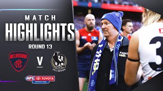 Melbourne v Collingwood Highlights  Round 13 2023  AFL [upl. by Nedle123]