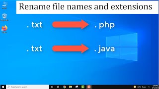 How to allow renaming file extensions on Windows 10 [upl. by Kaiulani]