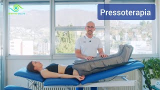 Pressoterapia gambe  Come funziona Obiettivo Salute Chiasso [upl. by Salomo]