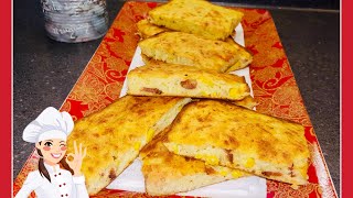 FAINA DE CHOCLO Y PANCETA FACIL🌽🥓🧀 EASY CORN AND BACON FAINA 🌽🥓🧀 [upl. by Rutter]