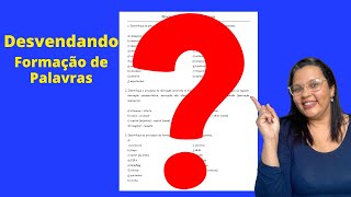 Questões de Concurso sobre o Processo de Formação de Palavras [upl. by Ymmac895]