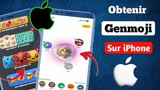 Mise à jour iPhone  Comment utiliser Genmoji sur iOS18  Alternative Genmoji [upl. by Alrrats]