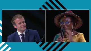 Sommet AfriqueFrance 2021  Intervention de la Burkinabè Eldaa Koama [upl. by Annayoj]