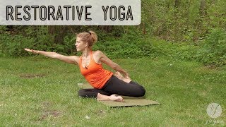 Restorative Yoga Routine Vortex Healing open level [upl. by Niko640]