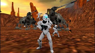 Star Wars Battlefront II  Geonosis Acclamator Crash Site  Republic [upl. by Atnaloj]