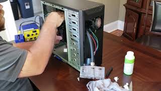 Building a custom loop using an old AIO cooler in a case no built for water cooling [upl. by Nodarse]