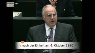 Bundestag Erste Sitzung nach der Deutschen Einheit am 04101990 [upl. by Sille]