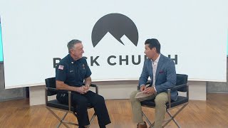 Pastor Mickey Stonier visits CBS 8 Mornings to talk about 911 [upl. by Ahsirpac]