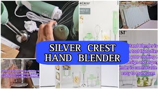 SilverCrest Hand Blender Set 3 in 1 from Lidl  Unboxing amp Demonstration  20 [upl. by Rimaa]