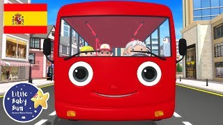 Canciones Infantiles  Las Ruedas del Autobús  P18  Dibujos Animados  Little Baby Bum en Español [upl. by Chee]