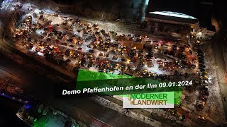 Demo in Pfaffenhofen an der Ilm 09012024 [upl. by Hsirrap]