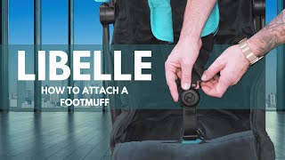 How to Attach a Footmuff  Libelle Stroller Tutorial  CYBEX [upl. by Bohs655]