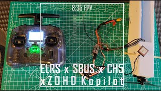 Using ELRS with SBUS on ZOHD Kopilot Lite  no CH5 Issue  835 FPV [upl. by Mab]