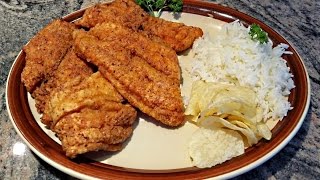 Deep Fried Swai Fish  quotSWhyquot Fish Fillet Recipe [upl. by Ydarb]