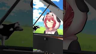 Piano Prodigy Monika🎹DDLC Voiced Animation ddlc shorts monika polishcow [upl. by Fadiman8]