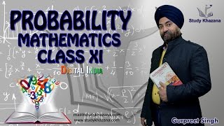 Probability Class 11th CBSE Maths NCERT  Ch16 Formulas  Study Khazana [upl. by Bianca]