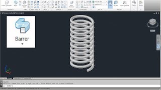 Resorte en AutoCAD Explicado [upl. by Inerney]