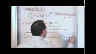 Avogadros Number and the Mole  Chemistry Tutor [upl. by Yleen]