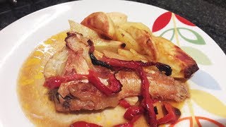 Receita de Red Fish no Forno com Batatas [upl. by Miarzim]