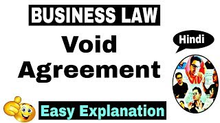 Video 53  Void Agreement  Business Law by Sunil Adhikari [upl. by Adirahs]