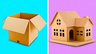 25 INCREDIBLE CARDBOARD CRAFTS TO MAKE AT HOME  Recycling Projects by 5Minute Decor [upl. by Kerry]