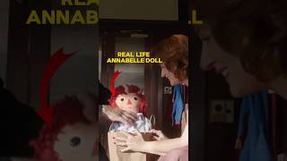 We get to see the real life Annabelle doll in the Annabelle creation viral annabelle movie [upl. by Amirak]