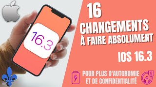 16 astuces infaillibles pour économiser la batterie de votre iPhone sous iOS 163 [upl. by Atalya]