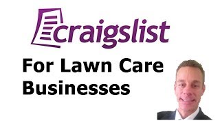 Craigslist for your lawncare business [upl. by Drawyah294]