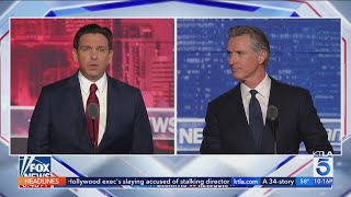 Takeaways from the fiery Ron DeSantisGavin Newsom debate on Fox [upl. by Warthman]