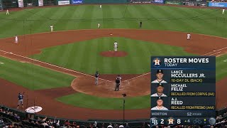 TBHOU Astros booth talks McCullers back injury [upl. by Iives610]