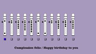 Xaphoon tutorial Cumpleaños feliz  Happy birthday to you [upl. by Nirrep]