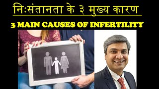 निःसंतानता के ३ मुख्य कारण  3 MAIN CAUSES OF INFERTILITY [upl. by Manny]