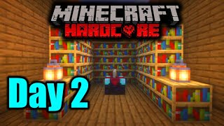 Hardcore Minecraft World 3 Day 2 Enchanting Time [upl. by Assira]