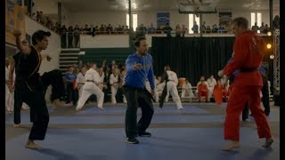 Crane Kick  Cobra Kai  Fight Scene  Full clip [upl. by Ralston550]