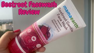 Mamaearth Beetroot Gentle Face Wash  Review  Beetroot Face Wash [upl. by Kass299]