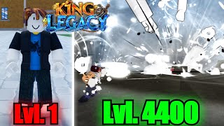 Noob to Max Level Using Awakened Dough Fruit In King Legacy Roblox [upl. by Hemingway]