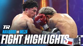 Steven Navarro Shows Technical Skills And Outshines Juan Pablo Meza  FIGHT HIGHLIGHTS [upl. by Ecila338]