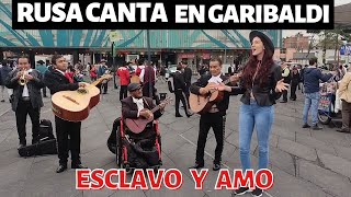 🇷🇺 RUSA CANTA en español quotESCLAVO Y AMOquot de Javier Solís con MARIACHIS 🇲🇽 [upl. by Ordnas]